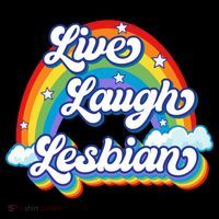 Live Laugh Lesbian Rainbow Flag LGBT Best Gifts Coffee Mug thumb 5