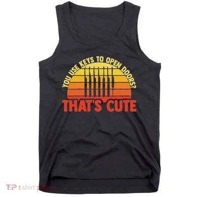 Locksmith Locksmithing Lock Picking Key Maker Lock Picker Tank Top