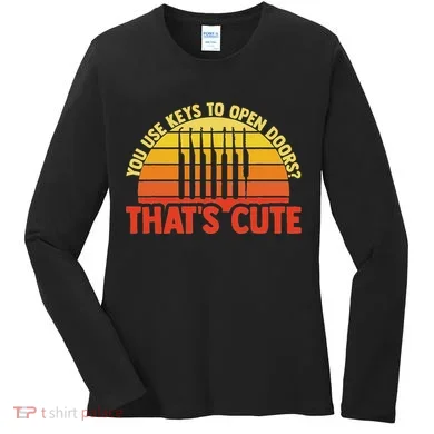 Locksmith Locksmithing Lock Picking Key Maker Lock Picker Women's Long Sleeve Shirt