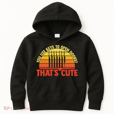 Locksmith Locksmithing Lock Picking Key Maker Lock Picker Kids Hoodie
