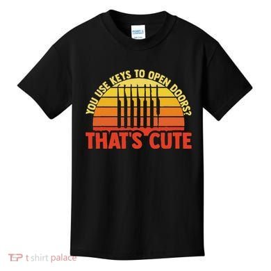 Locksmith Locksmithing Lock Picking Key Maker Lock Picker Kids T-Shirt