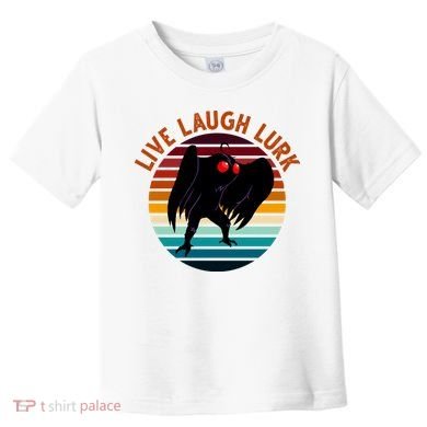 Live Laugh Lurk Mothman Retro Sunset Toddler T-Shirt