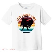 Live Laugh Lurk Mothman Retro Sunset Toddler T-Shirt thumb 0
