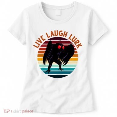 Live Laugh Lurk Mothman Retro Sunset Women's T-Shirt