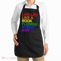 Live Life Like A Book Florida Would Ban Lgbt Month Apron thumb 2