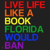 Live Life Like A Book Florida Would Ban Lgbt Month Beanie thumb 2