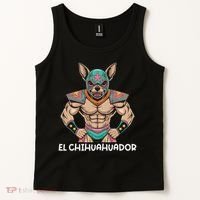 Lucha Libre Mexican Wrestler Mask Wrestling Luchador Tank Top thumb 2