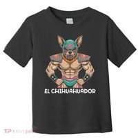Lucha Libre Mexican Wrestler Mask Wrestling Luchador Toddler T-Shirt thumb 0