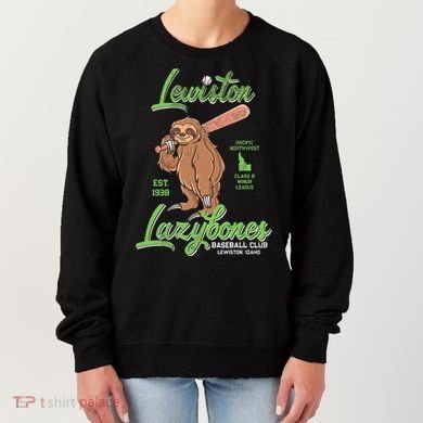Lewiston Lazybones Minor League Retro Baseball Team Women's Sweatshirt
