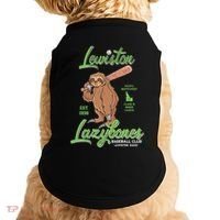 Lewiston Lazybones Minor League Retro Baseball Team Doggie Tank thumb 0