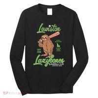 Lewiston Lazybones Minor League Retro Baseball Team Long Sleeve Shirt thumb 0