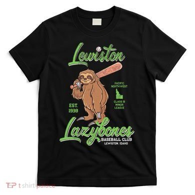Lewiston Lazybones Minor League Retro Baseball Team T-Shirt