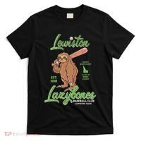 Lewiston Lazybones Minor League Retro Baseball Team T-Shirt thumb 0