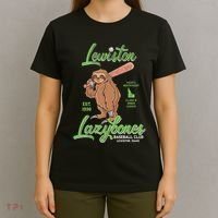 Lewiston Lazybones Minor League Retro Baseball Team T-Shirt thumb 4
