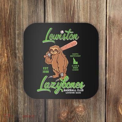 Lewiston Lazybones Minor League Retro Baseball Team Coaster