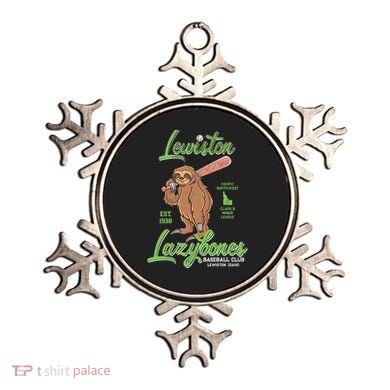 Lewiston Lazybones Minor League Retro Baseball Team Ornament