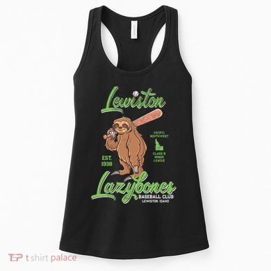 Lewiston Lazybones Minor League Retro Baseball Team Women's Tank Top