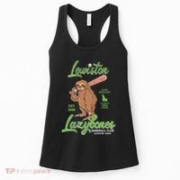 Lewiston Lazybones Minor League Retro Baseball Team Women's Tank Top thumb 0