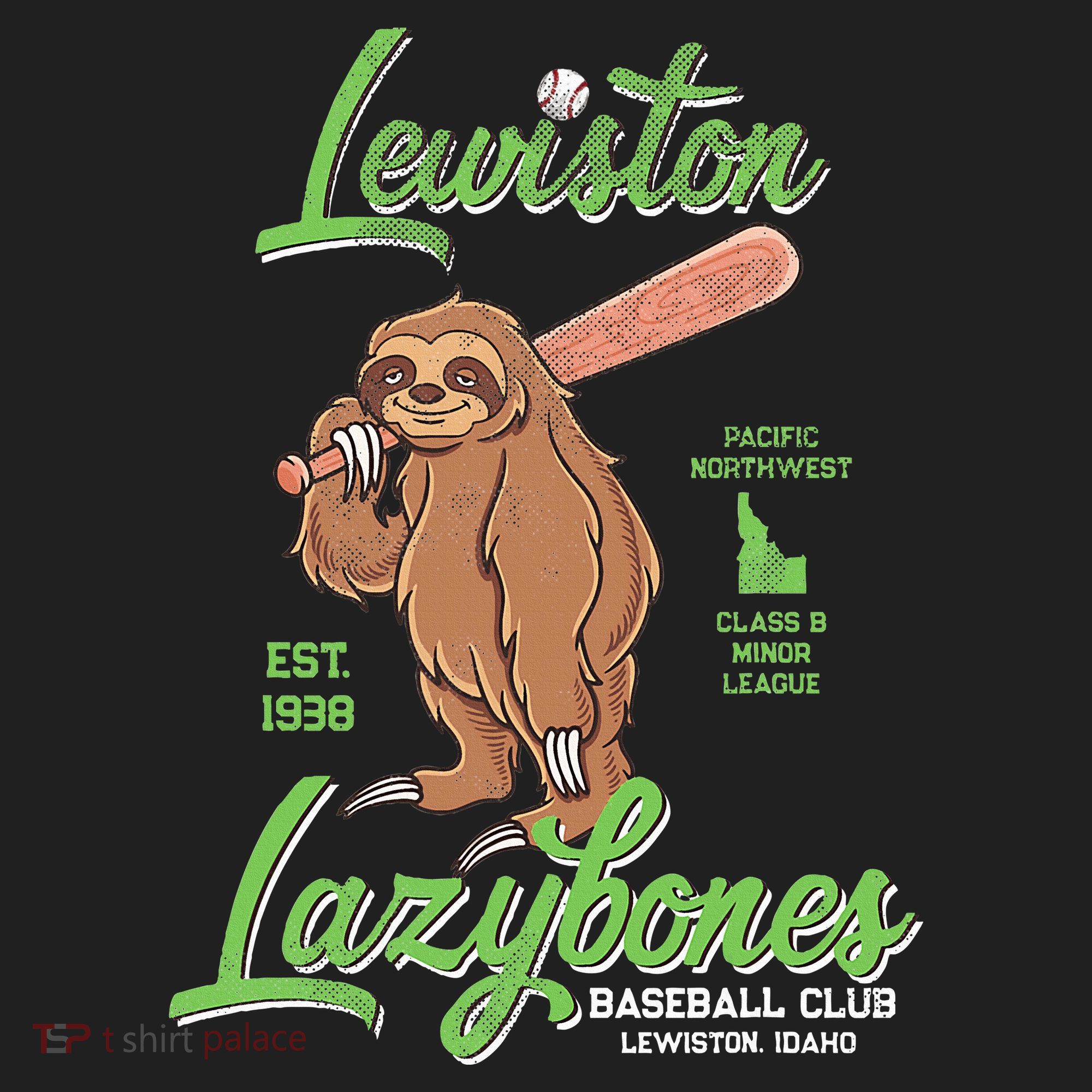 Lewiston Lazybones Minor League Retro Baseball Team Hat