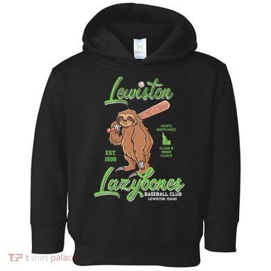 Lewiston Lazybones Minor League Retro Baseball Team Toddler Hoodie