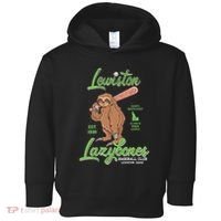 Lewiston Lazybones Minor League Retro Baseball Team Toddler Hoodie thumb 0