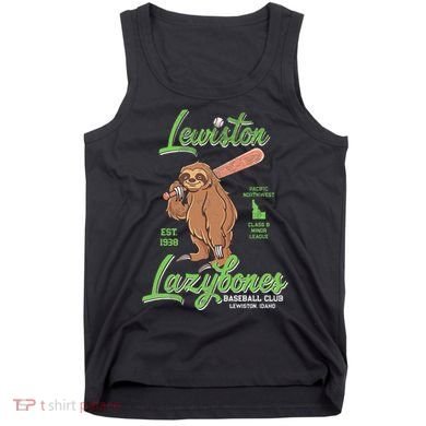 Lewiston Lazybones Minor League Retro Baseball Team Tank Top