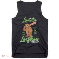 Lewiston Lazybones Minor League Retro Baseball Team Tank Top thumb 0
