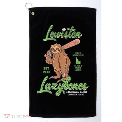 Lewiston Lazybones Minor League Retro Baseball Team Golf Towel