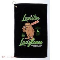 Lewiston Lazybones Minor League Retro Baseball Team Golf Towel thumb 0