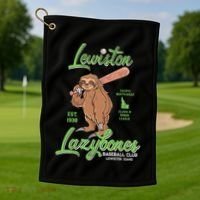 Lewiston Lazybones Minor League Retro Baseball Team Golf Towel thumb 1