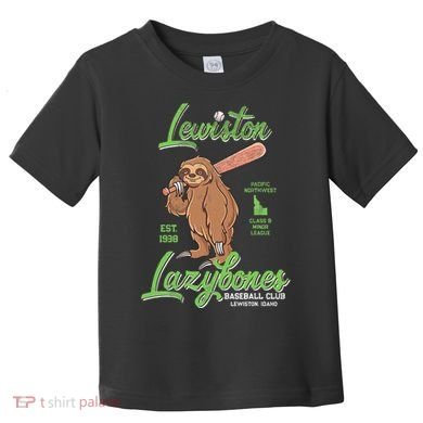 Lewiston Lazybones Minor League Retro Baseball Team Toddler T-Shirt