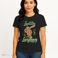 Lewiston Lazybones Minor League Retro Baseball Team Women's T-Shirt thumb 4