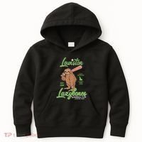 Lewiston Lazybones Minor League Retro Baseball Team Kids Hoodie thumb 0