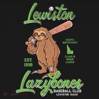 Lewiston Lazybones Minor League Retro Baseball Team Kids Long Sleeve Shirt thumb 2