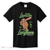 Lewiston Lazybones Minor League Retro Baseball Team Kids T-Shirt thumb 0
