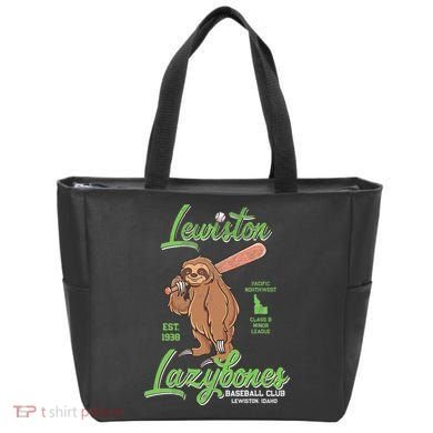 Lewiston Lazybones Minor League Retro Baseball Team Tote Bag