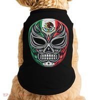 Lucha Libre Mexico Flag Wrestling Mask For Women Doggie Tank thumb 0