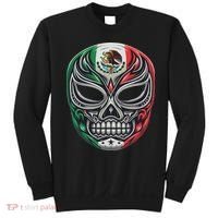 Lucha Libre Mexico Flag Wrestling Mask For Women Sweatshirt thumb 0