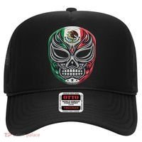 Lucha Libre Mexico Flag Wrestling Mask For Women Hat thumb 0