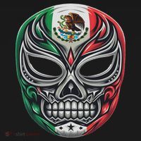Lucha Libre Mexico Flag Wrestling Mask For Women Kids Sweatshirt thumb 2