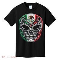 Lucha Libre Mexico Flag Wrestling Mask For Women Kids T-Shirt thumb 0