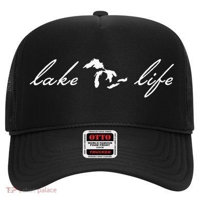 Lake Life Michigan Great Lakes Hat