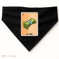 La Lana Mexican Slang Chicano Bingo Cards USA-Made Doggie Bandana thumb 0