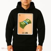 La Lana Mexican Slang Chicano Bingo Cards Hoodie thumb 2