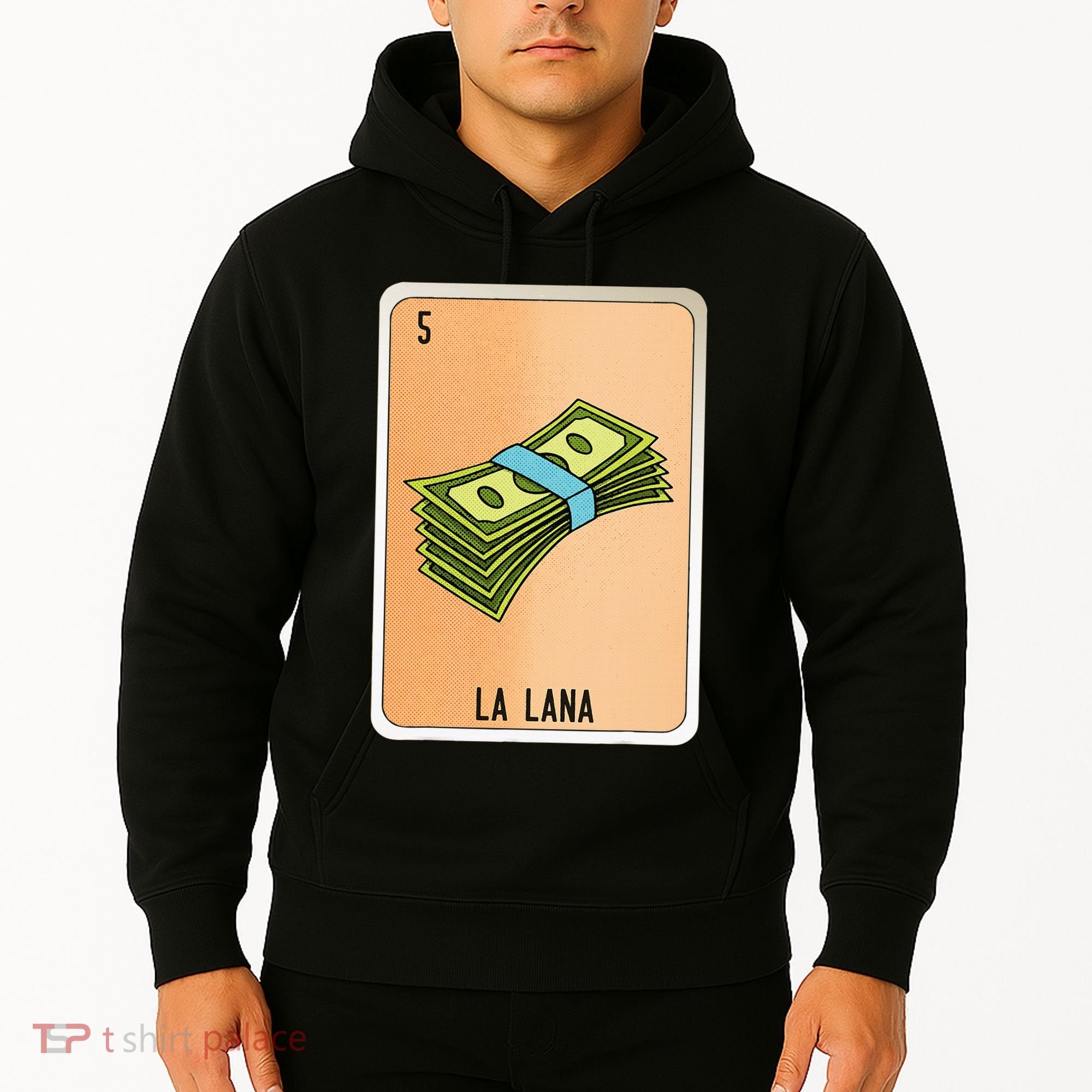 La Lana Mexican Slang Chicano Bingo Cards Hoodie