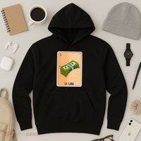 La Lana Mexican Slang Chicano Bingo Cards Hoodie thumb 3