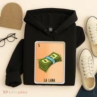 La Lana Mexican Slang Chicano Bingo Cards Hoodie thumb 4