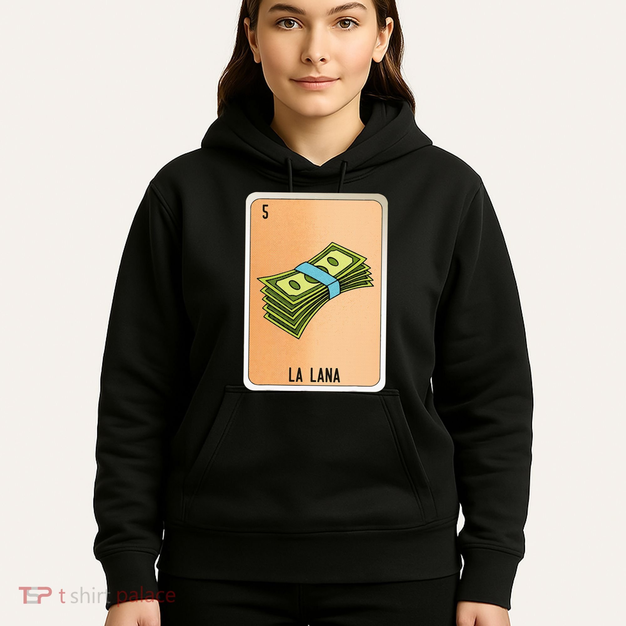 La Lana Mexican Slang Chicano Bingo Cards Hoodie