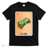 La Lana Mexican Slang Chicano Bingo Cards T-Shirt thumb 0