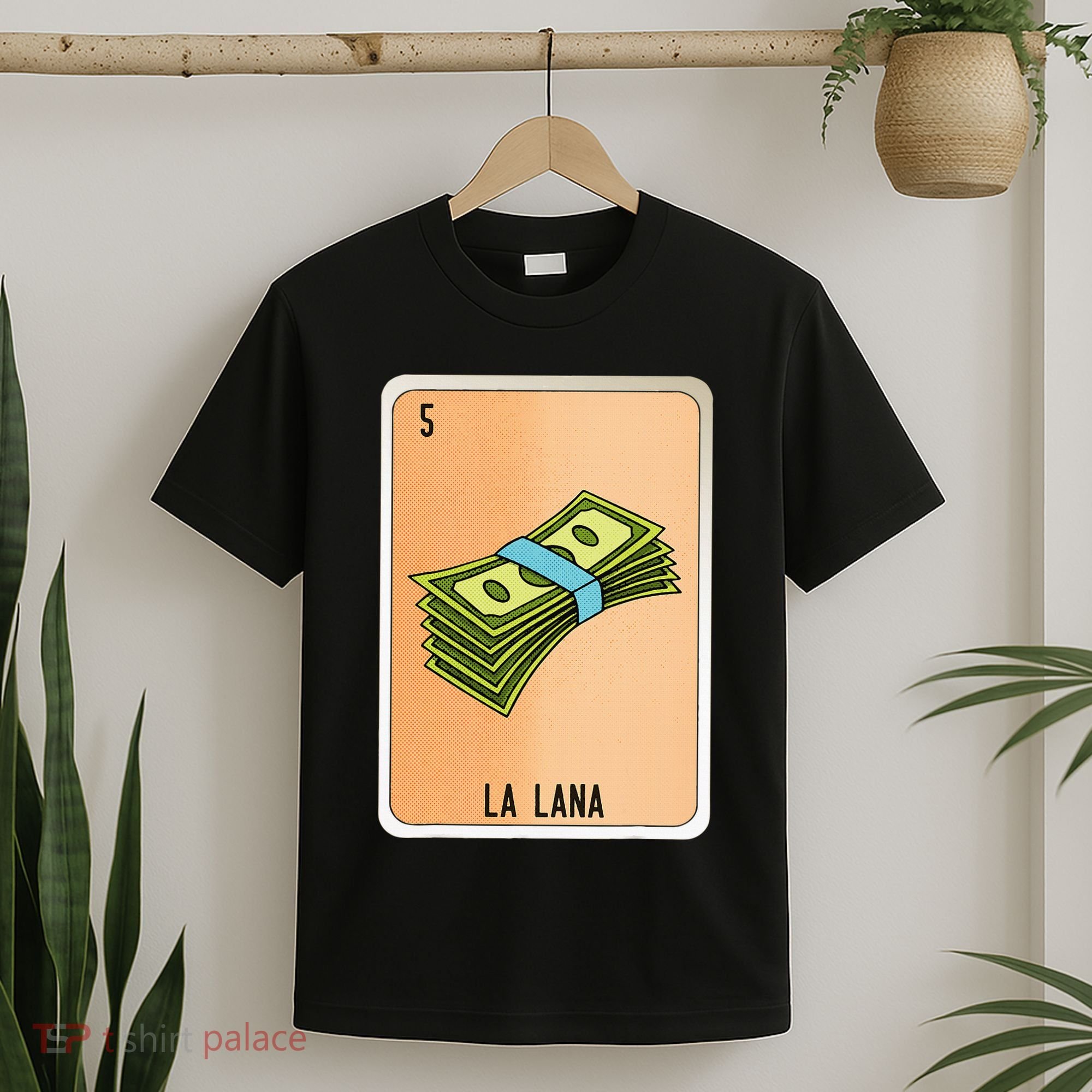 La Lana Mexican Slang Chicano Bingo Cards T-Shirt